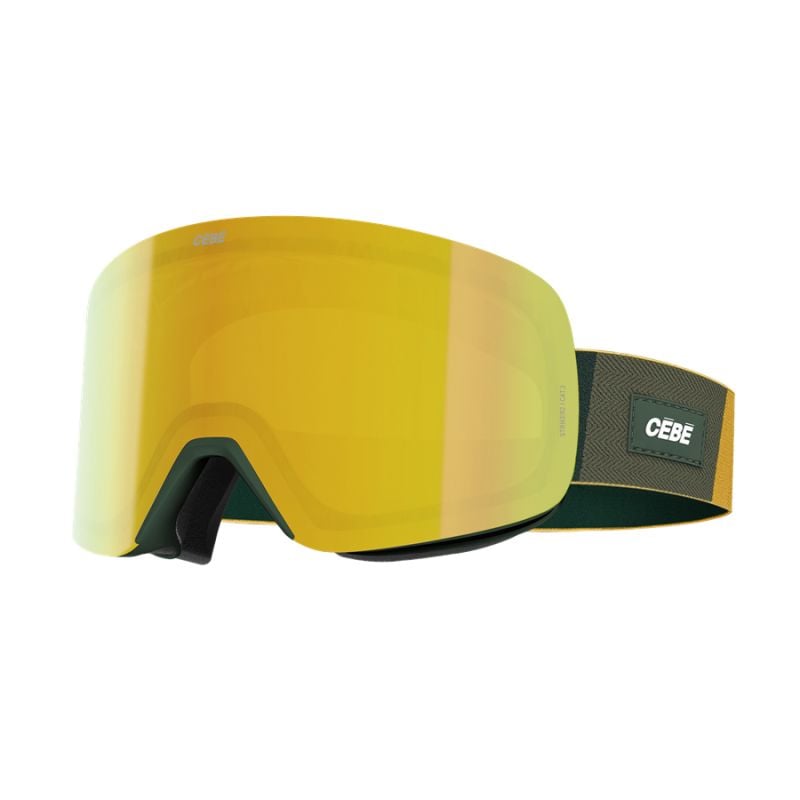 Skibriller Cébé STRIKER2 HERITAGE Størrelse S/M (KAKI GREEN | DARK GREY REVO FLASH GOLD | Cat.3) Unisex