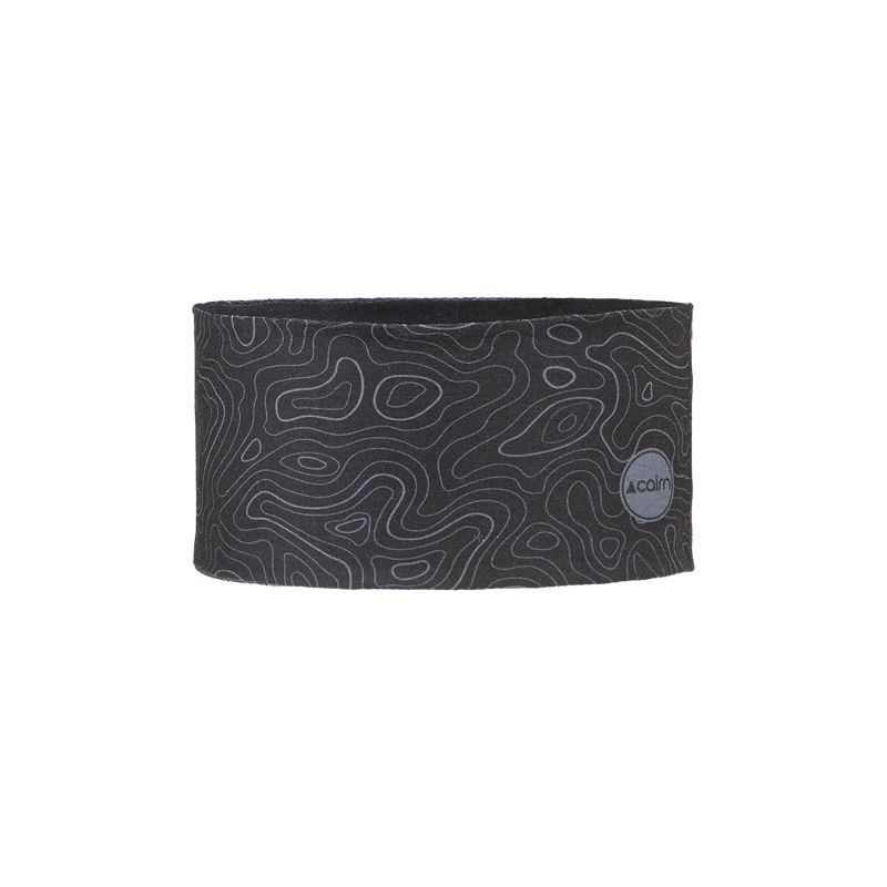 Stirnband Cairn MALAWI HEADBAND (BLACK TOPO) Unisex