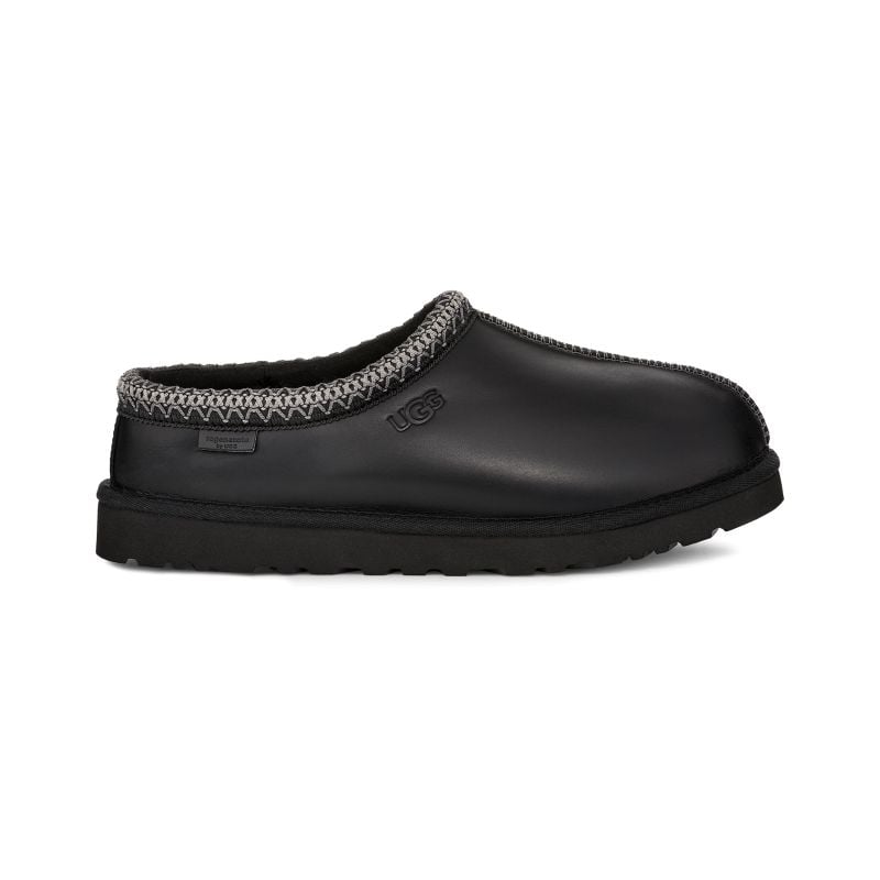 Hausschuhe UGG M TASMAN LTHR REGEN (SCHWARZ) Herren