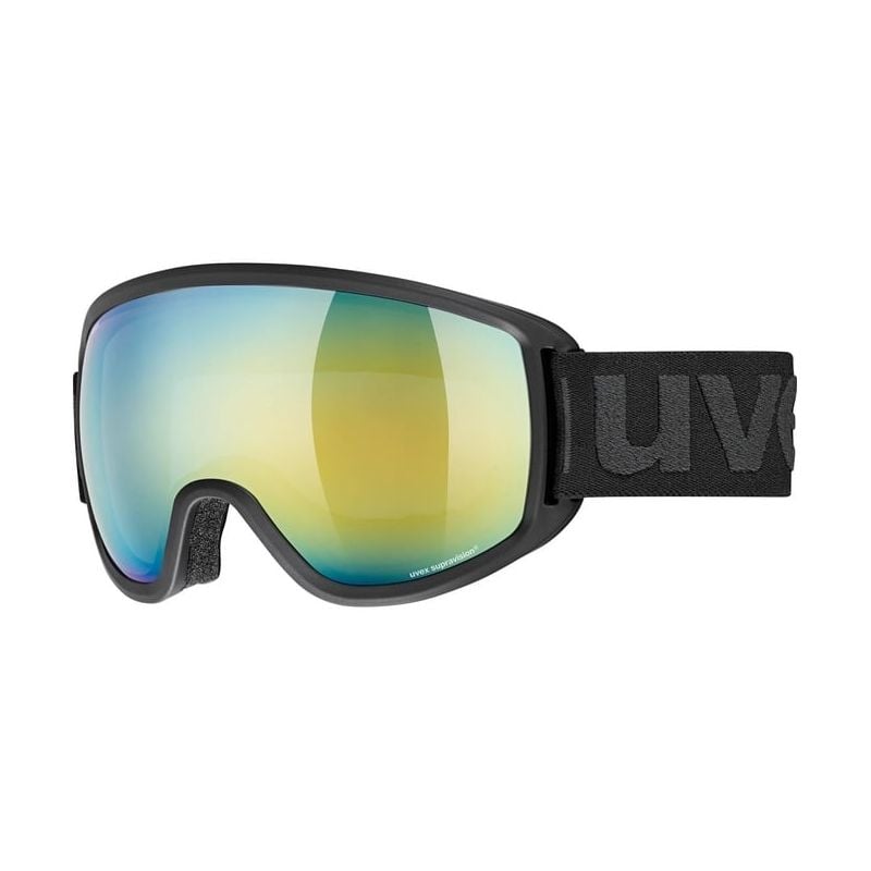 Maschera da sci Uvex VICTORIOUS S FM (NERO OPACO - S3 SPECCHIO ARANCIONE)