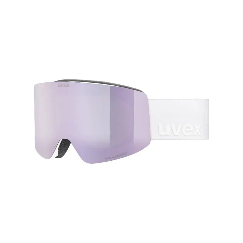 Skibriller Uvex PROVOQE FM (HVIT MATTE - S3 SPEIL ROSA)