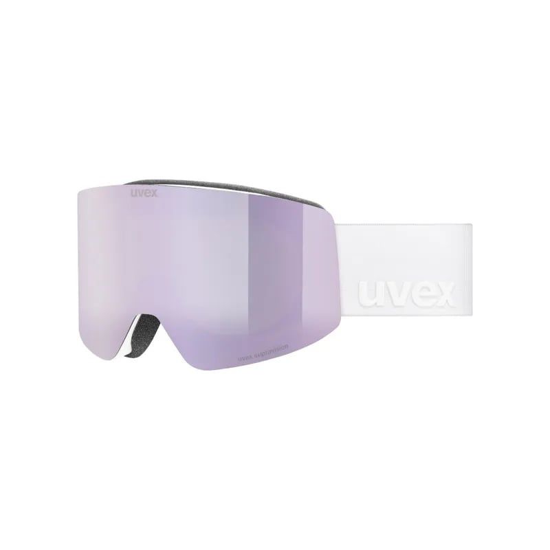 Skimaske Uvex PROVOQE FM (WEISS MATT - S3 SPIEGEL ROSA)