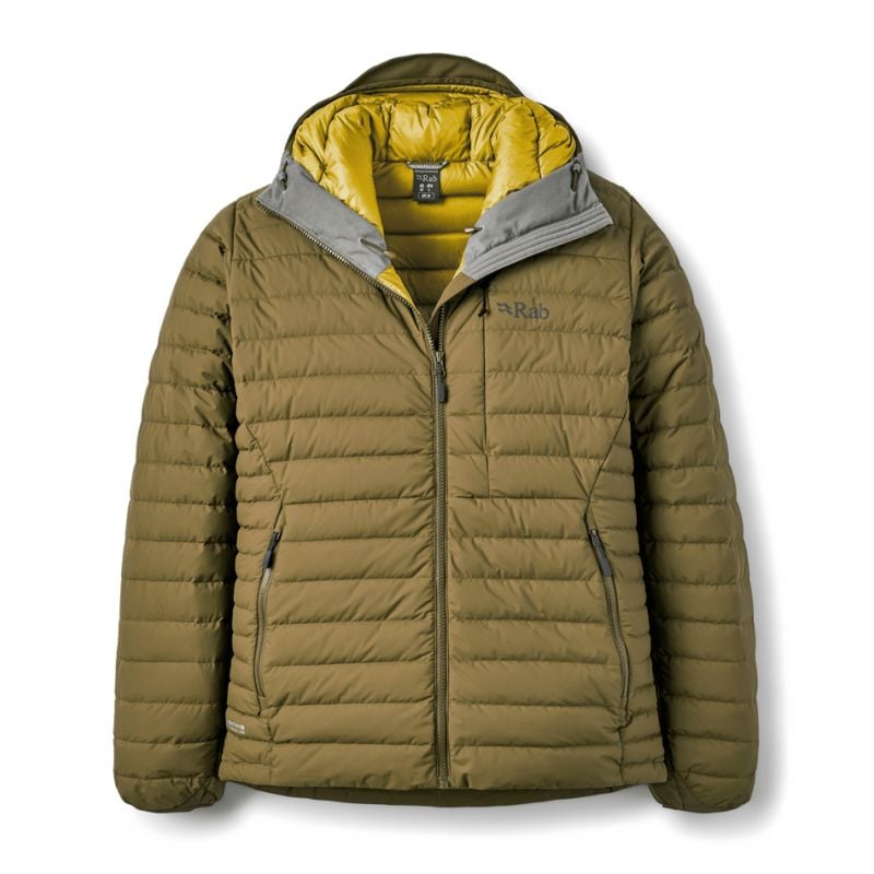 Daunenjacke Rab Microlight Windstopper Hoody (Eiche) Herren