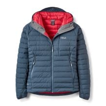 Untuvatakki Rab Microlight Windstopper Hoody Wmns (Steel) Naisille