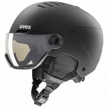 Casque de ski UVEX WANTED VISOR PRO VARIO (BLACK MATT)