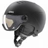 Casco de esquí Uvex WANTED VISOR PRO VARIO (BLACK MATT)