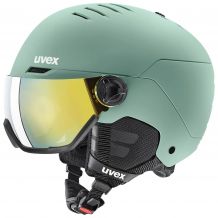 Casque de ski à visière UVEX WANTED VISOR (OXID GREEN MATT) Mixte