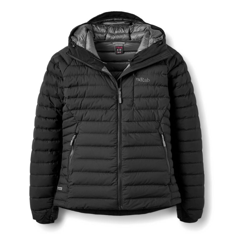 Donsjacke Rab Microlight Windstopper Hoody Wmns (Tempest blue) Dames