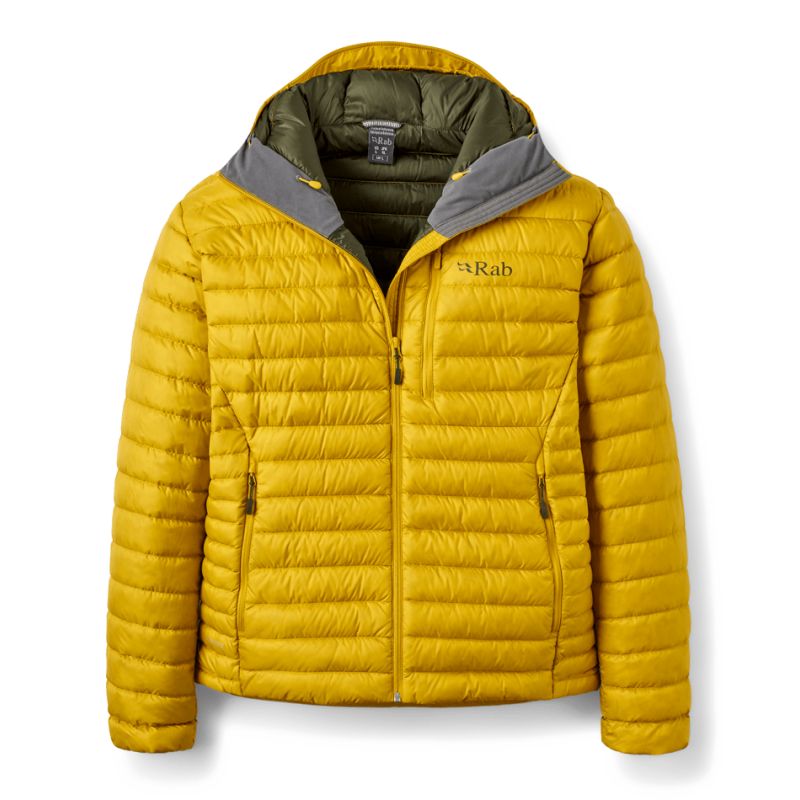 Untuvatakki Rab Microlight Alpine Jacket (Dark Pollen) Miehet