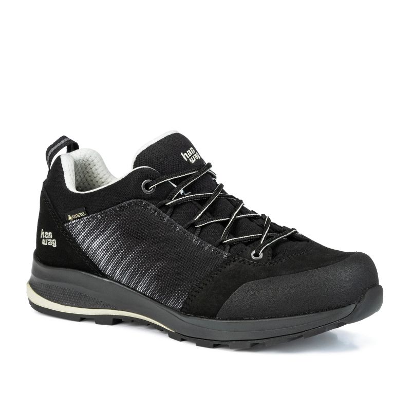 Zapatos de senderismo Hanwag Klarsby Low Bunion Lady GTX (Negro/Escarcha) Mujer