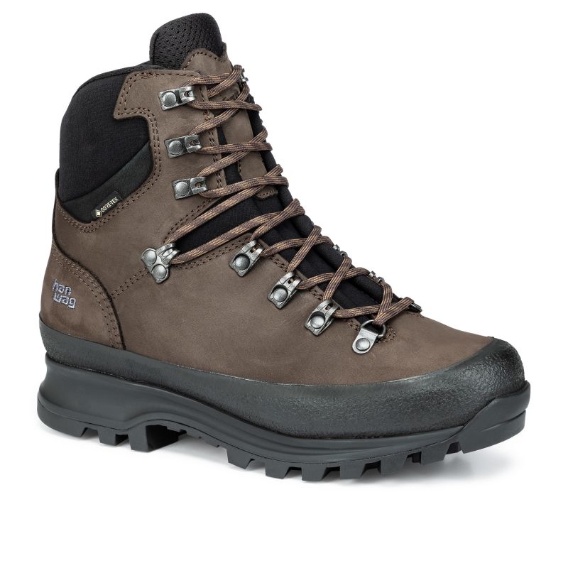 Wandel schoenen Hanwag Nazcat II Wide Lady GTX (Mocca/Zwart) Dames