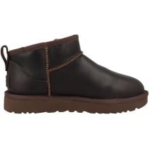 Støvler UGG CLASSIC ULTRA MINI LTHR REGEN (IRONWOOD) dame