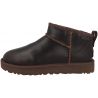 Stiefel UGG aus Leder CLASSIC ULTRA MINI LTHR REGEN (IRONWOOD)