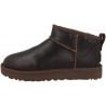 Boots UGG in leather CLASSIC ULTRA MINI LTHR REGEN (IRONWOOD)