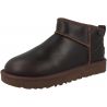 Stiefel UGG aus Leder CLASSIC ULTRA MINI LTHR REGEN (IRONWOOD)