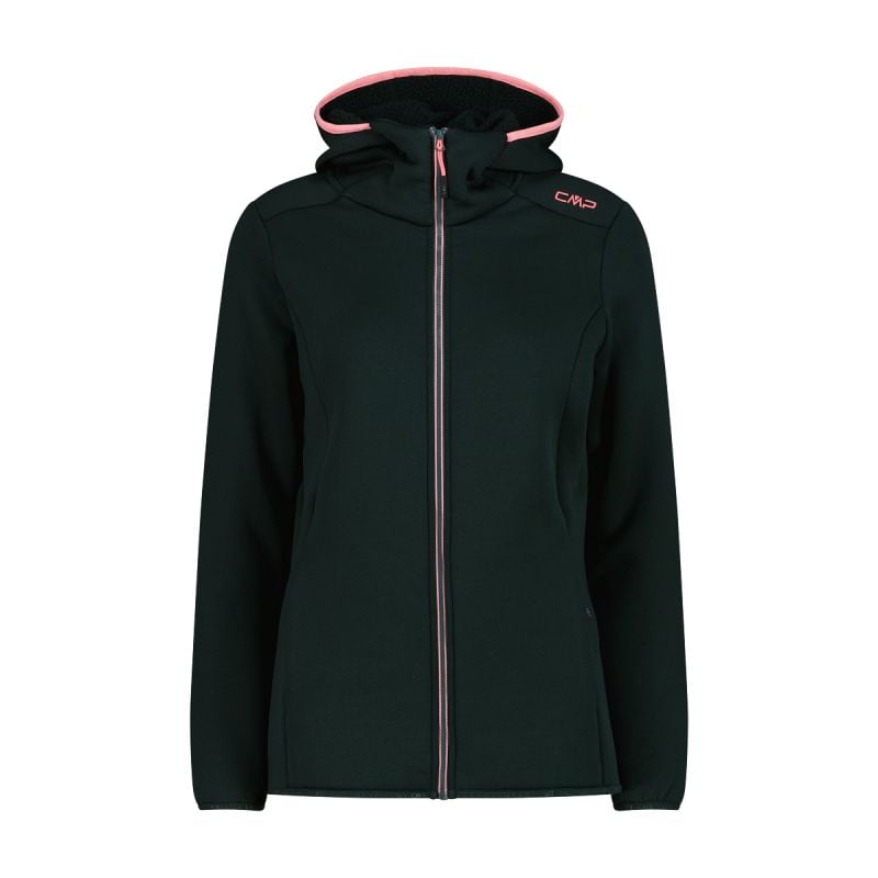 Jakke CMP JACKET FIX HOOD (TREK GREEN) Kvinder