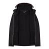CMP KVINNORS JACKA FIX HOOD (ANTRACITE-PINK)