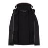 CMP WOMAN JACKET FIX HOOD (ANTRACITE-PINK)