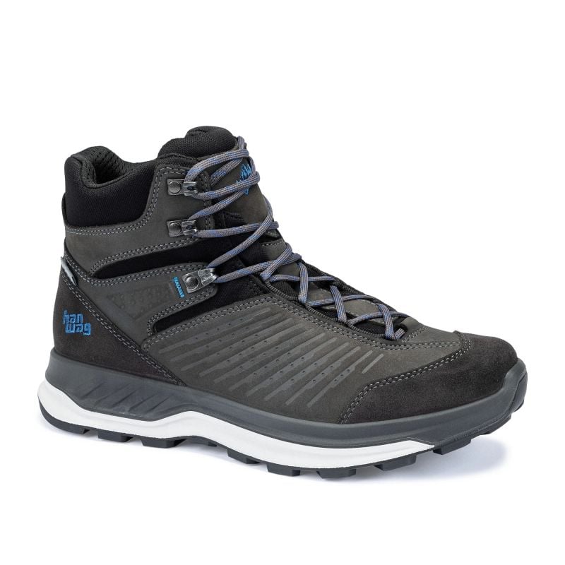 Vandrestøvler Hanwag Bluestrait Mid ES (Asphalt/Seablue) Herre