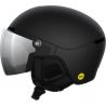 POC Obex Visor (Uranium Black Matt/helder Universeel/Deels Zonnig/zilver)