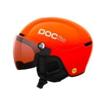 Casco de esquí con visera POC POCito Obex Visor (Naranja Fluorescente/Clarity POCito/Parcialmente Soleado/Naranja Claro) Niños