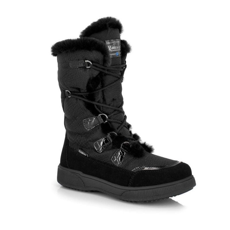 Botas de nieve Kimberfeel KATYA (Reptile Negro) Mujer