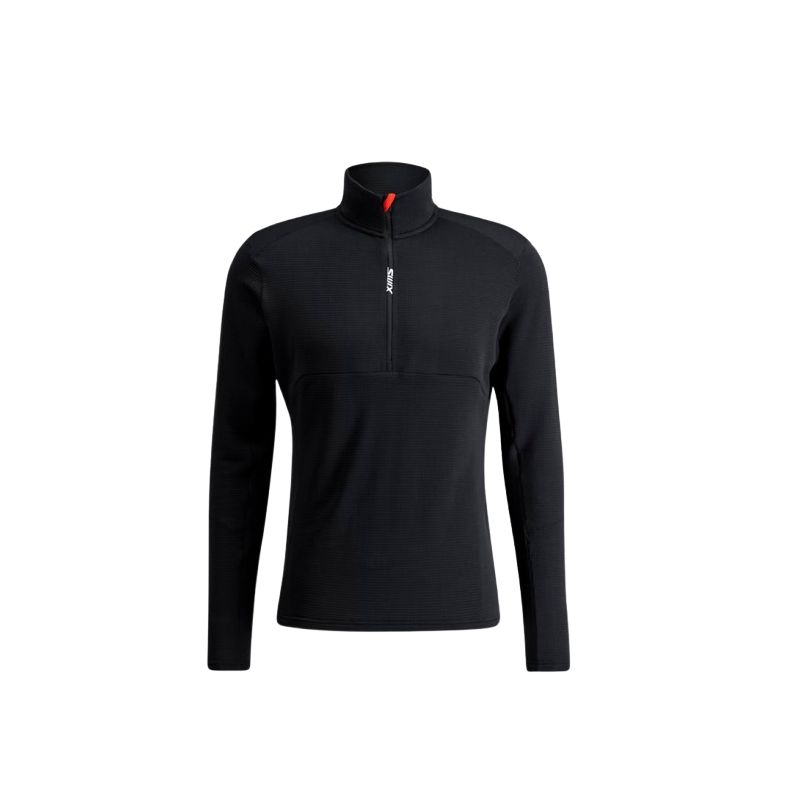Haut technique SWIX Heat Wool LS M (Jet black) Homme 