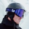 Masque de ski BOLLE BLACKRIDGE (Grey Camo Matte - Azure cat 2)