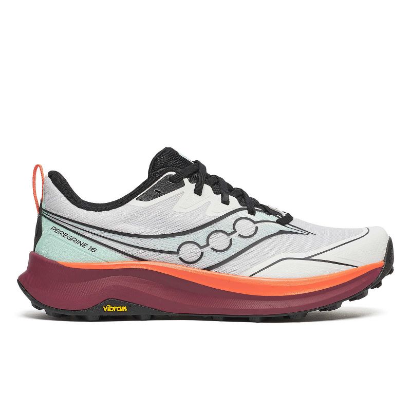 Trail shoe Saucony PEREGRINE 16 (WHITE/CRIMSON) men