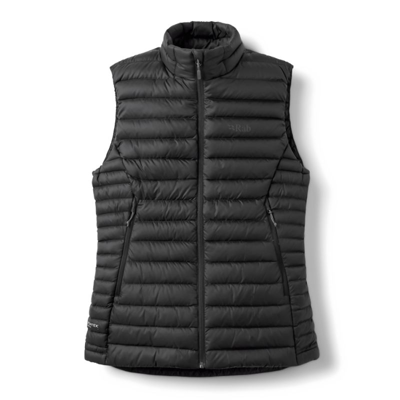 Mouwloze jas Rab Microlight Vest (Black) Dames