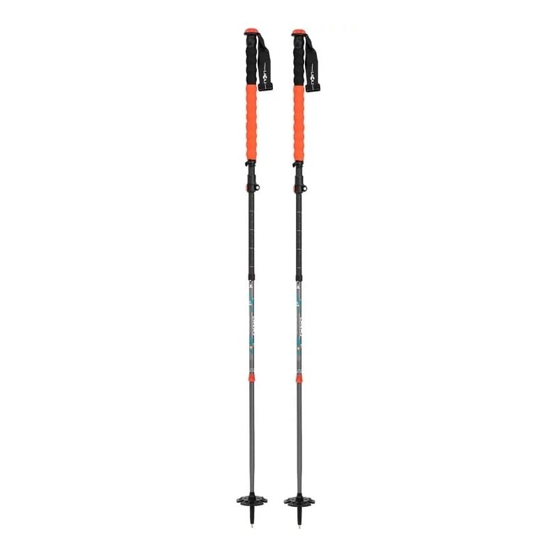 Hiihtosauvat Lacal SCREWDRIVER-STICK-COMPACT 115-140 (Musta/Oranssi) Unisex