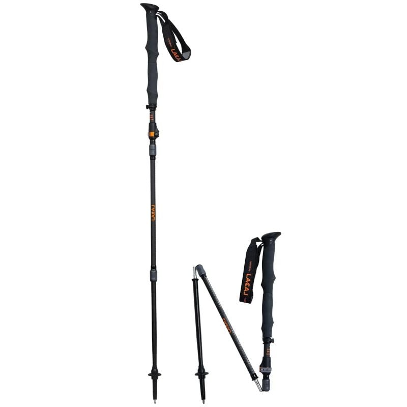 Hiking Poles Lacal QUICK STICK COMPACT CARBON (Black)