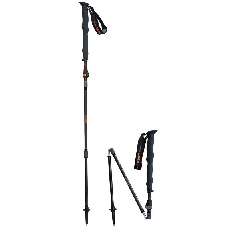 Wanderstöcke Lacal QUICK STICK COMPACT CARBON (Schwarz)