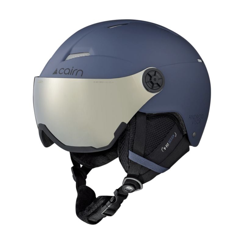 Ski helmet with visor Cairn Android Visor (Mat Night)