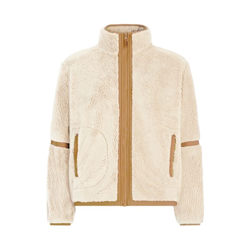 Fleece jacket Protest PRTRed outdoor full zip top (Teddy Brown) women