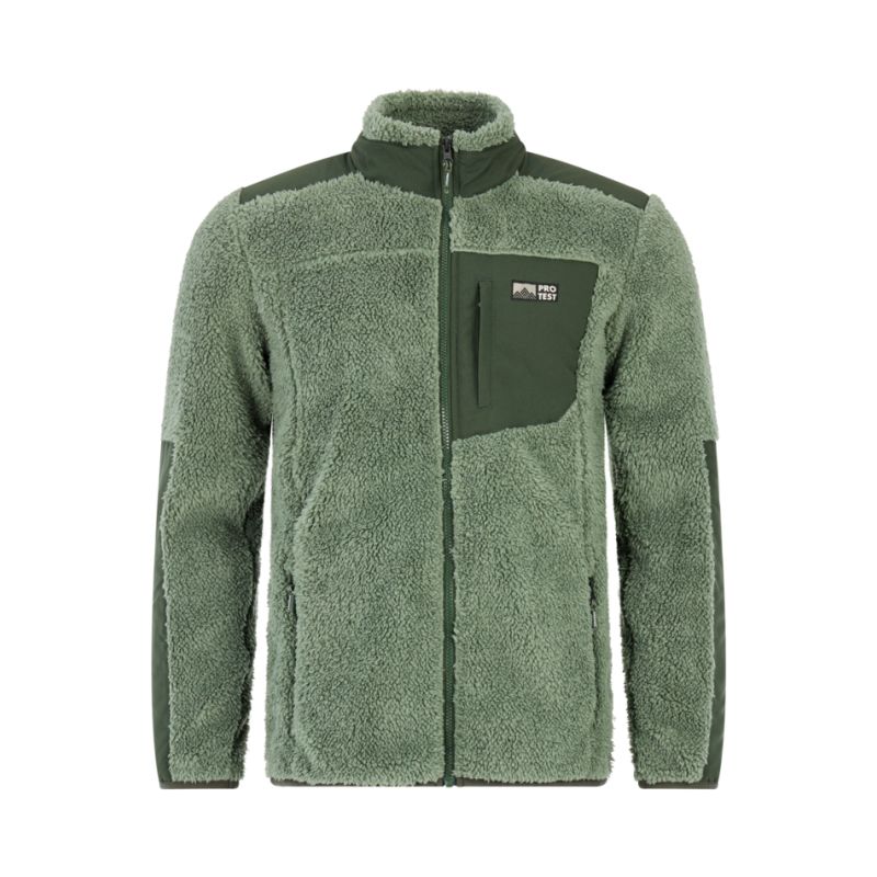 Fleece Protest PRTBleaker outdoor full zip top (Aspen green) Mand