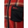 JACK WOLSKIN FELSLICHT CHECK JKT M INTENSE giacca in pile ()