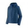 Dunjacka Patagonia W's Down Sweater Hoody (Clément Blue) Dam
