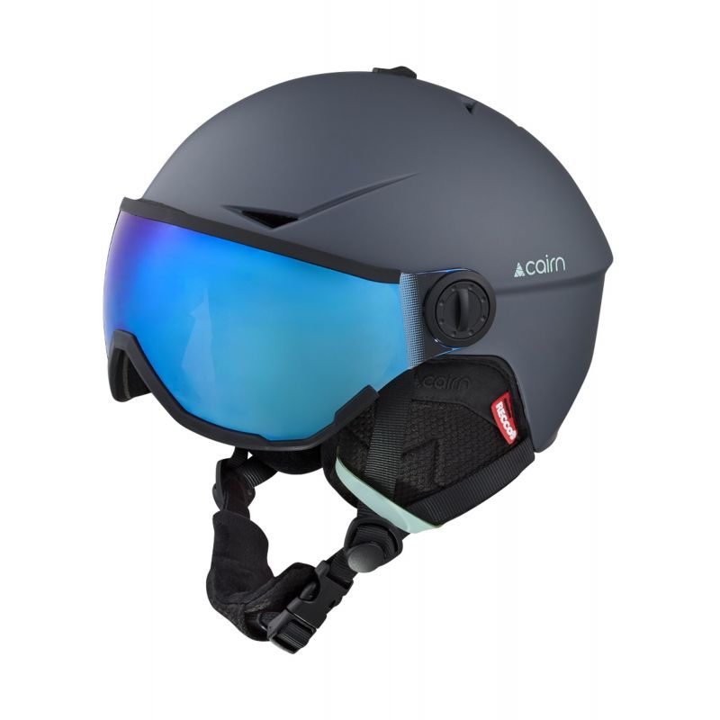 Casque de ski CAIRN RISE VISOR PURE (Mat Graphite Jade)