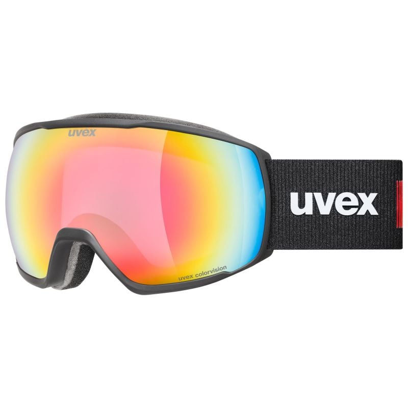 Maschera da sci Uvex VICTORIOUS CV (NERO OPACO - S2 SPECCHIO ROSSO) Cat2