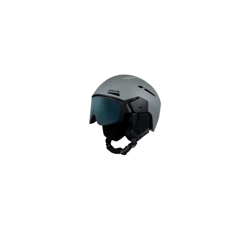 Skihjelm med visir Altitude Eyewear STRATOS (Grå metallisk CAT 1-3 LILLA)