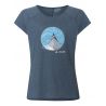 T-shirt VAUDE Tekoa II (dark sea uni) femme