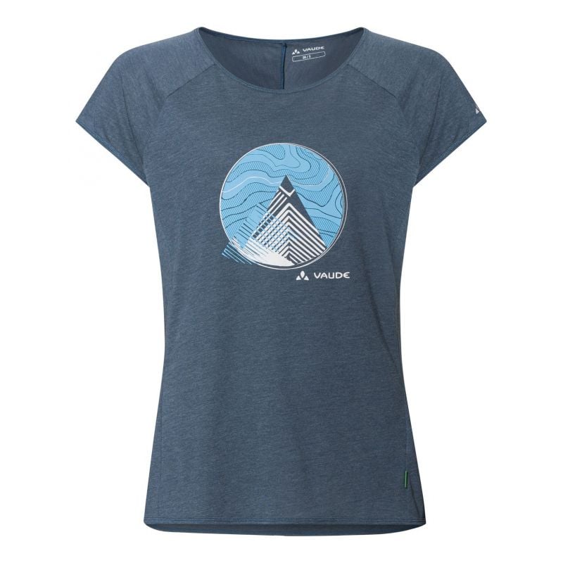 T-shirt VAUDE Tekoa II (dark sea uni) femme