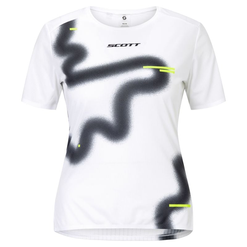 T-shirt SCOTT Tee W's RC Run SS (white/black) Femme 