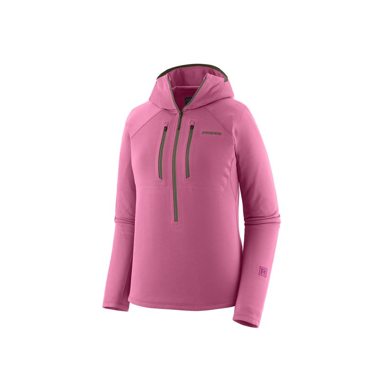 Fleece Patagonia W's R1 Ultralight Hoody (Faded Magenta) Naiset