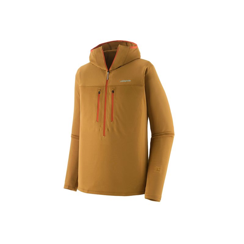 Forro Patagonia M's R1 Ultralight Hoody (Bobcat Brown) Hombre