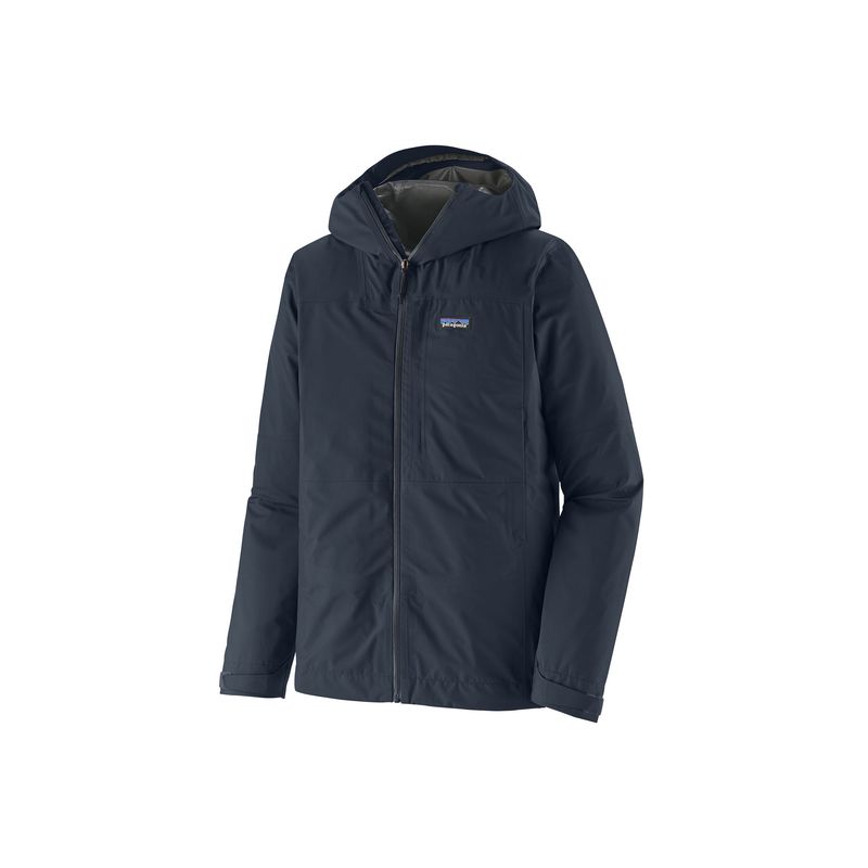 Chaqueta impermeable Patagonia M's Boulder Fork Rain Jkt (Smolder Blue) Hombre