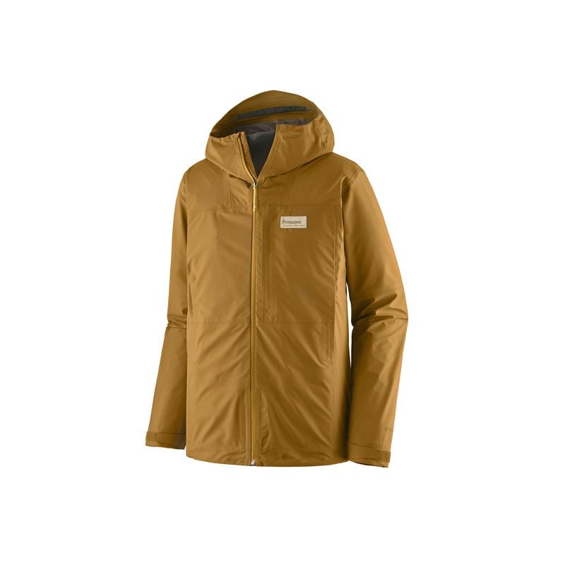 Vanntett jakke Patagonia M's Boulder Fork Rain Jkt (Bobcat Brown) Menn