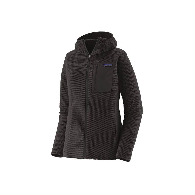Forro Patagonia W's R1 Air Full-Zip Hoody (Negro) Mujer 