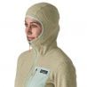 Patagonia Sudadera con capucha W's R1 Air Full-Zip (Weathered Stone)